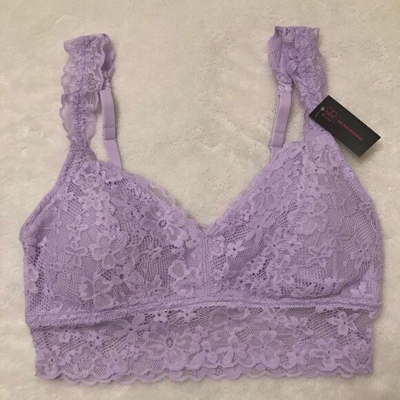 Women’s Lace Convertible Lavender Bralette - Picture 4 of 7